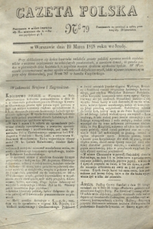 Gazeta Polska. 1828, № 79 (19 marca)