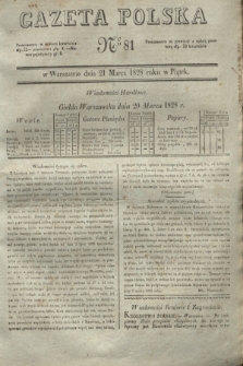 Gazeta Polska. 1828, № 81 (21 marca)