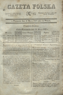 Gazeta Polska. 1828, № 85 (25 marca)