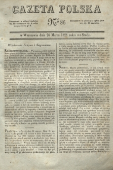 Gazeta Polska. 1828, № 86 (26 marca)