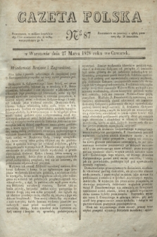 Gazeta Polska. 1828, № 87 (27 marca)