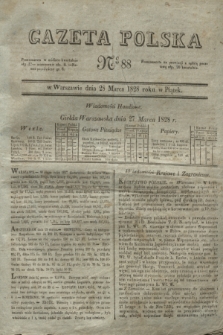 Gazeta Polska. 1828, № 88 (28 marca)