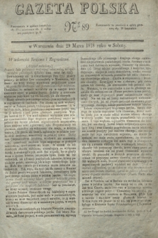 Gazeta Polska. 1828, № 89 (29 marca)