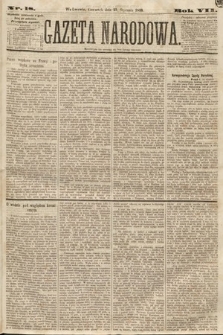 Gazeta Narodowa. 1868, nr 18