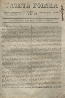 Gazeta Polska. 1828, № 98 (8 kwietnia)
