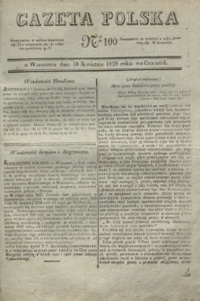 Gazeta Polska. 1828, № 100 (10 kwietnia)