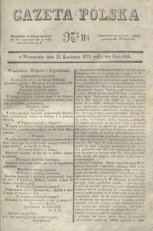 Gazeta Polska. 1828, № 114 (24 kwietnia)