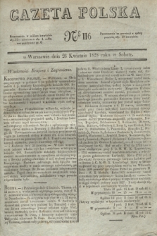 Gazeta Polska. 1828, № 116 (26 kwietnia)