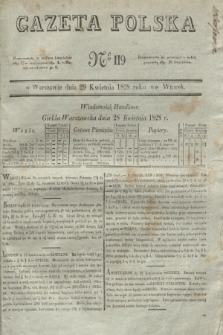 Gazeta Polska. 1828, № 119 (29 kwietnia)