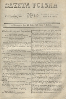 Gazeta Polska. 1828, № 142 (24 maja)