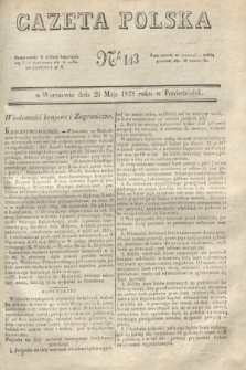 Gazeta Polska. 1828, № 143 (26 maja)