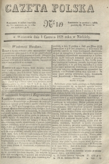 Gazeta Polska. 1828, № 149 (1 czerwca)