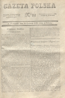 Gazeta Polska. 1828, № 161 (14 czerwca)