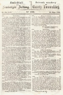 Amtsblatt zur Lemberger Zeitung = Dziennik Urzędowy do Gazety Lwowskiej. 1860, nr 122