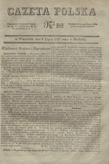 Gazeta Polska. 1828, № 182 (6 lipca)