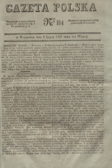 Gazeta Polska. 1828, № 184 (8 lipca)