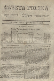 Gazeta Polska. 1828, № 199 (23 lipca)
