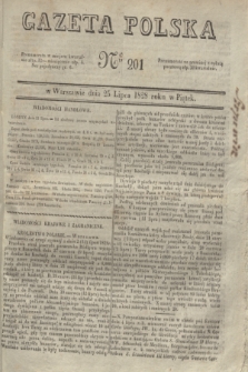 Gazeta Polska. 1828, № 201 (25 lipca)