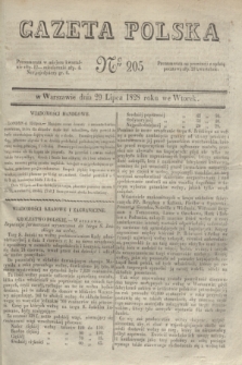 Gazeta Polska. 1828, № 205 (29 lipca)