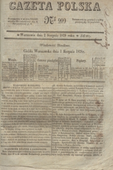 Gazeta Polska. 1828, № 209 (2 sierpnia)