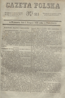 Gazeta Polska. 1828, № 211 (4 sierpnia)