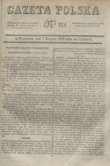 Gazeta Polska. 1828, № 214 (7 sierpnia)