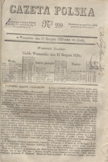 Gazeta Polska. 1828, № 220 (13 sierpnia)
