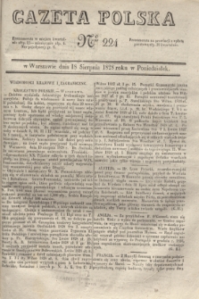 Gazeta Polska. 1828, № 224 (18 sierpnia)