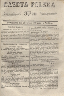 Gazeta Polska. 1828, № 230 (24 sierpnia)