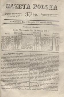 Gazeta Polska. 1828, № 236 (30 sierpnia)