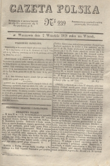 Gazeta Polska. 1828, № 239 (2 września)