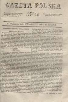 Gazeta Polska. 1828, № 241 (4 września)