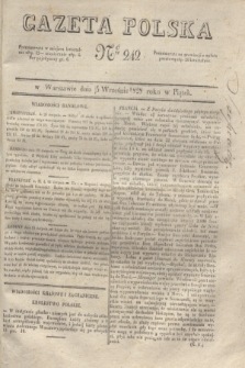 Gazeta Polska. 1828, № 242 (5 września)