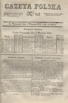 Gazeta Polska. 1828, № 243 (6 września)
