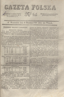 Gazeta Polska. 1828, № 245 (9 września)