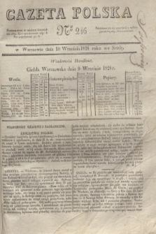 Gazeta Polska. 1828, № 246 (10 września)