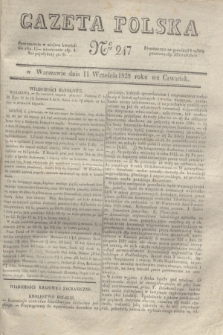 Gazeta Polska. 1828, № 247 (11 września)