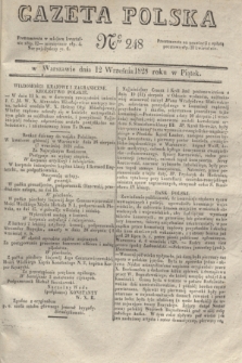 Gazeta Polska. 1828, № 248 (12 września)