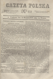 Gazeta Polska. 1828, № 252 (16 września)