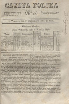 Gazeta Polska. 1828, № 253 (17 września)