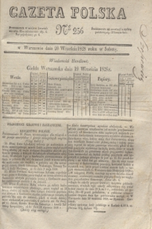 Gazeta Polska. 1828, № 256 (20 września)