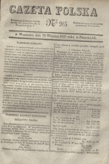 Gazeta Polska. 1828, № 265 (29 września)
