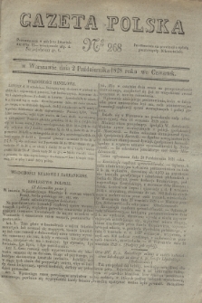 Gazeta Polska. 1828, № 268 (2 października)