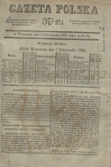 Gazeta Polska. 1828, № 274 (8 października)