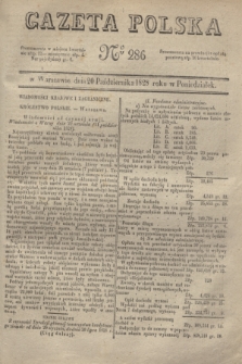 Gazeta Polska. 1828, № 286 (20 października)