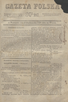 Gazeta Polska. 1828, № 287 (21 października)