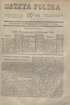 Gazeta Polska. 1828, № 291 (25 października)