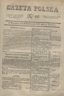 Gazeta Polska. 1828, № 292 (26 października)