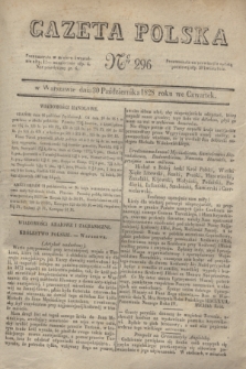 Gazeta Polska. 1828, № 296 (30 października)