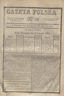 Gazeta Polska. 1828, № 322 (26 listopada)